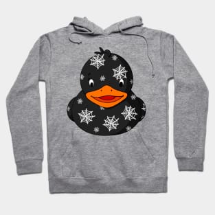 Spiderweb Pattern Rubber Duck Hoodie